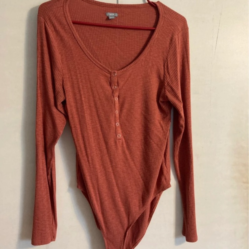 Aerie body suit, orange, xl, good condition